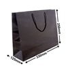 Black Boutique Rope Handle Gloss Bags 330x250mm (Qty:50)
