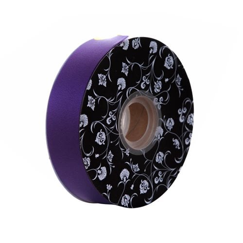 Florist Tear Ribbon Violet 30mm wide x 90m per roll - dimensions
