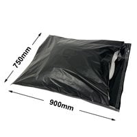 Black Courier Air Bags 750x900mm 100% Recycled (Qty:100)