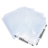 BOPP Peel & Seal Bags + Tape 380x280mm 35µm (Qty:1000)