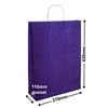 Paper Carry Bag Purple 310x420+110