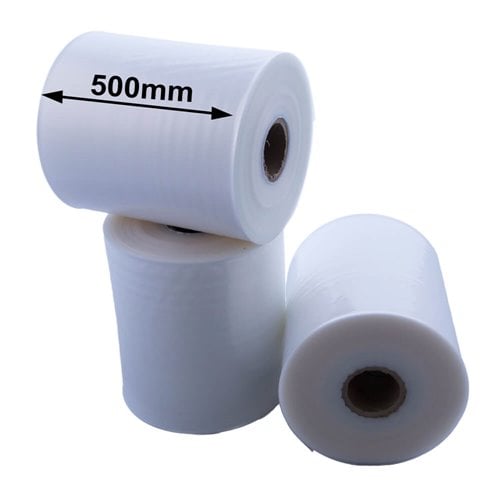 500mm Wide Tube - 100µm 15kg Roll - dimensions
