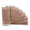Flat Brown Paper Bags Size 1 90x195mm & 50mm Gusset (Qty:500)