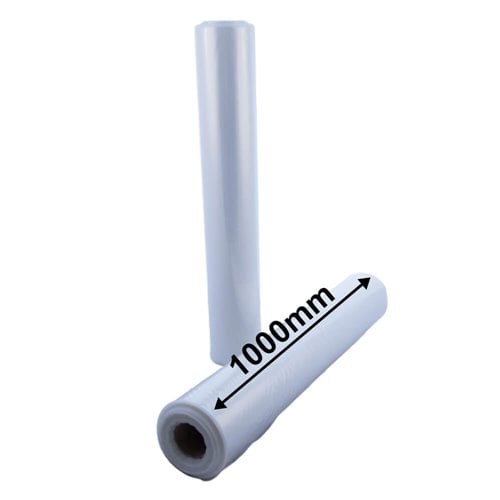 1000mm Wide Tube - 100µm 15kg Roll - dimensions