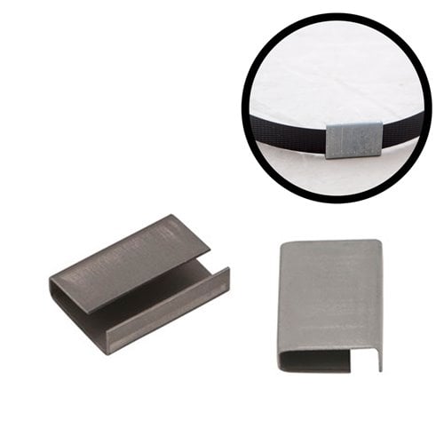 19mm Metal Seals to use on hand or steel strapping - dimensions