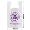 Singlet Checkout Bags Extra Large  White - Reduce Reuse Recycle