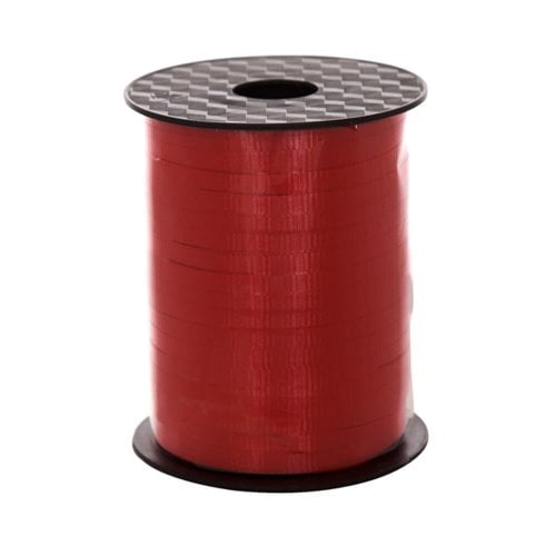 Curling Ribbon Red 5mm wide x 457m per roll - dimensions