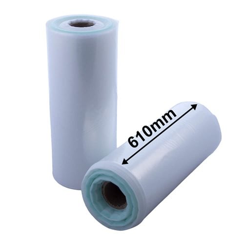 610mm Wide Tube - 30µm 15kg Roll - dimensions