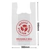Singlet Checkout Bags Large  White - Reduce Reuse Recycle