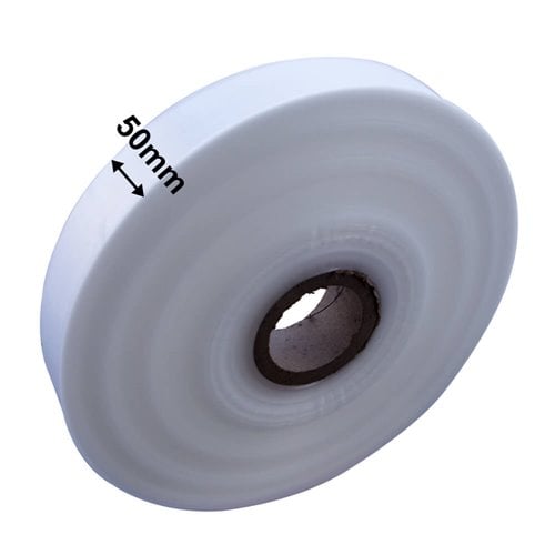 50mm Wide Tube - 50µm 10kg Roll - dimensions