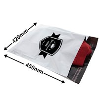Custom Printed Tamper-proof Courier Bags 450x420mm 1 Colour 2 Sides