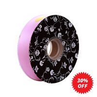 Florist Tear Ribbon Light Pink 30mm wide x 90m per roll