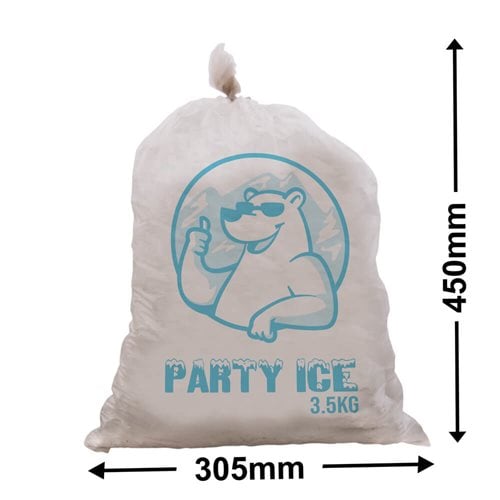 3.5kg Ice Bags 305x450mm (Qty:2000) - dimensions
