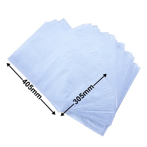 Poly Bags 305x405mm 35µm (Qty:100) - dimensions