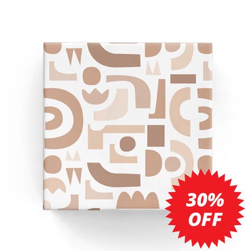 Abstract Brown Pattern Wrapping Paper Roll (Length: 60M) - dimensions