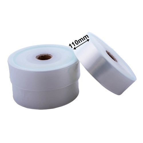 110mm Wide Tube - 100µm 10kg Roll - dimensions