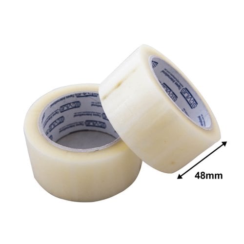 Packaging Tape Hot Melt 48mm Clear Premium - dimensions