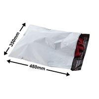 White Courier Air Bags 350x480mm 100% Recycled (Qty:100)