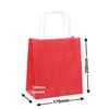 Red Paper Carry Bags 170x200mm (Qty:250)