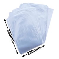 Poly Bags 230x330mm 35µm (Qty:100)