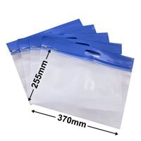 Zipper Bags with Handle 255 x 370mm