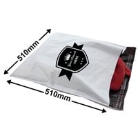 Custom Print Tamper-proof Courier Bags 1 Colour 1 Side 510x510mm