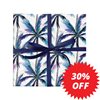 Blue Palms Wrapping Paper Roll (Length: 50M)