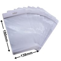Hangsell Bags with White Headers 190x138mm 35µm (Qty:100)