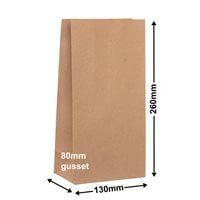 Brown Paper Grocery Bags Size 2 130 x 260