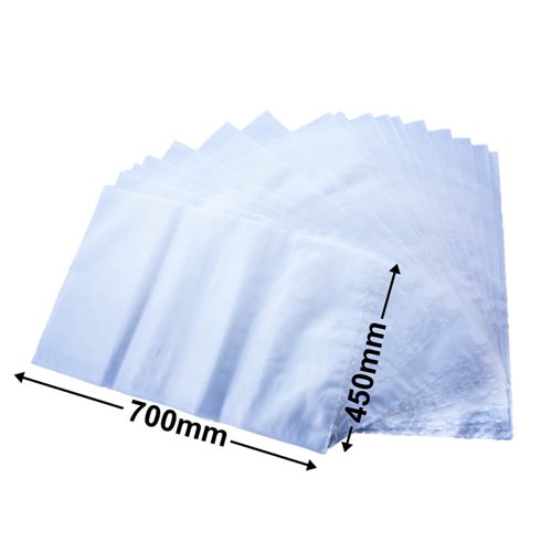Newspaper bags 9" x 23"  clear orange plastic bag 8 headers of 100 bags each 