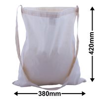 Calico Bags Shoulder Strap 380mm x 420mm