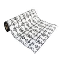 Black and White Fleur Wrapping Paper