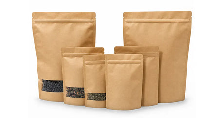 Kraft Paper Pouch Bags