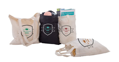 2 Colours 2 Sides Printed Calico Bags