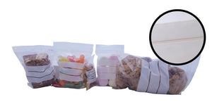 Resealable write on panel 50µm