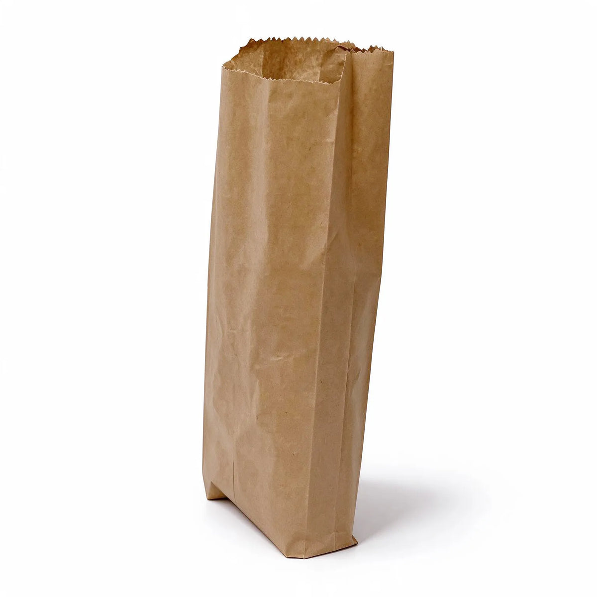 kraft paper single wine bottle bags 115x385mm, front view