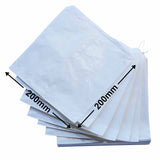Flat White Paper Bags Size 2 200x200mm (Qty:500)