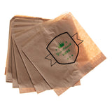 Small printed flat brown paper bags - Square 240mm x 240mm 2 Colours 2 Sides