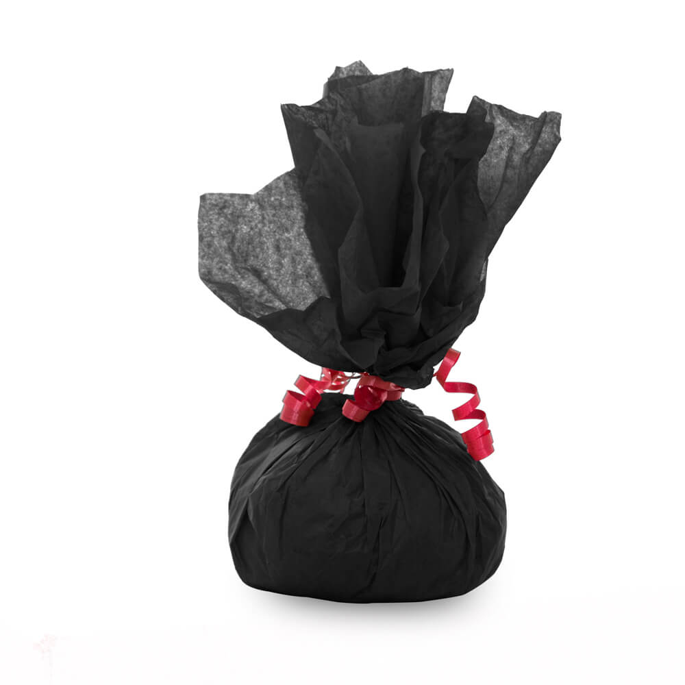 Black Tissue Paper Sheets 500x750mm 17GSM (Qty:500)