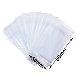 BOPP Peel & Seal Bags + Tape 50x80mm 35µm (Qty:2000)