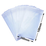 BOPP Peel & Seal Bags + Tape 150x100mm 35µm (Qty:1000)