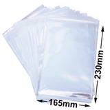 BOPP Peel & Seal Bags + Tape 230x165mm 35µm (Qty:1000)