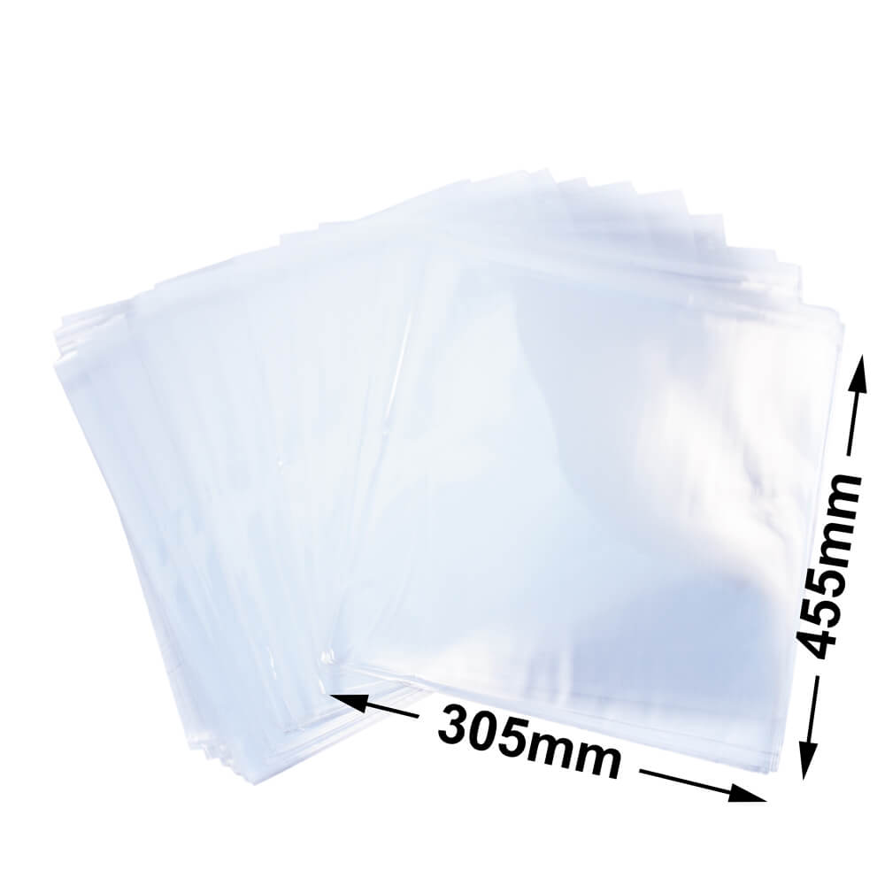 BOPP Peel & Seal Bags + Tape 455x305mm 35µm (Qty:1000)