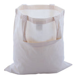 Two Short Handle Calico Bags 420x380mm | Natural Calico (Qty:50)