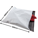 White Courier Air Bags 600x600mm 100% Recycled (Qty:100)