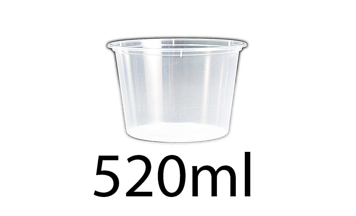 Chanrol clear 520ml round (C20)