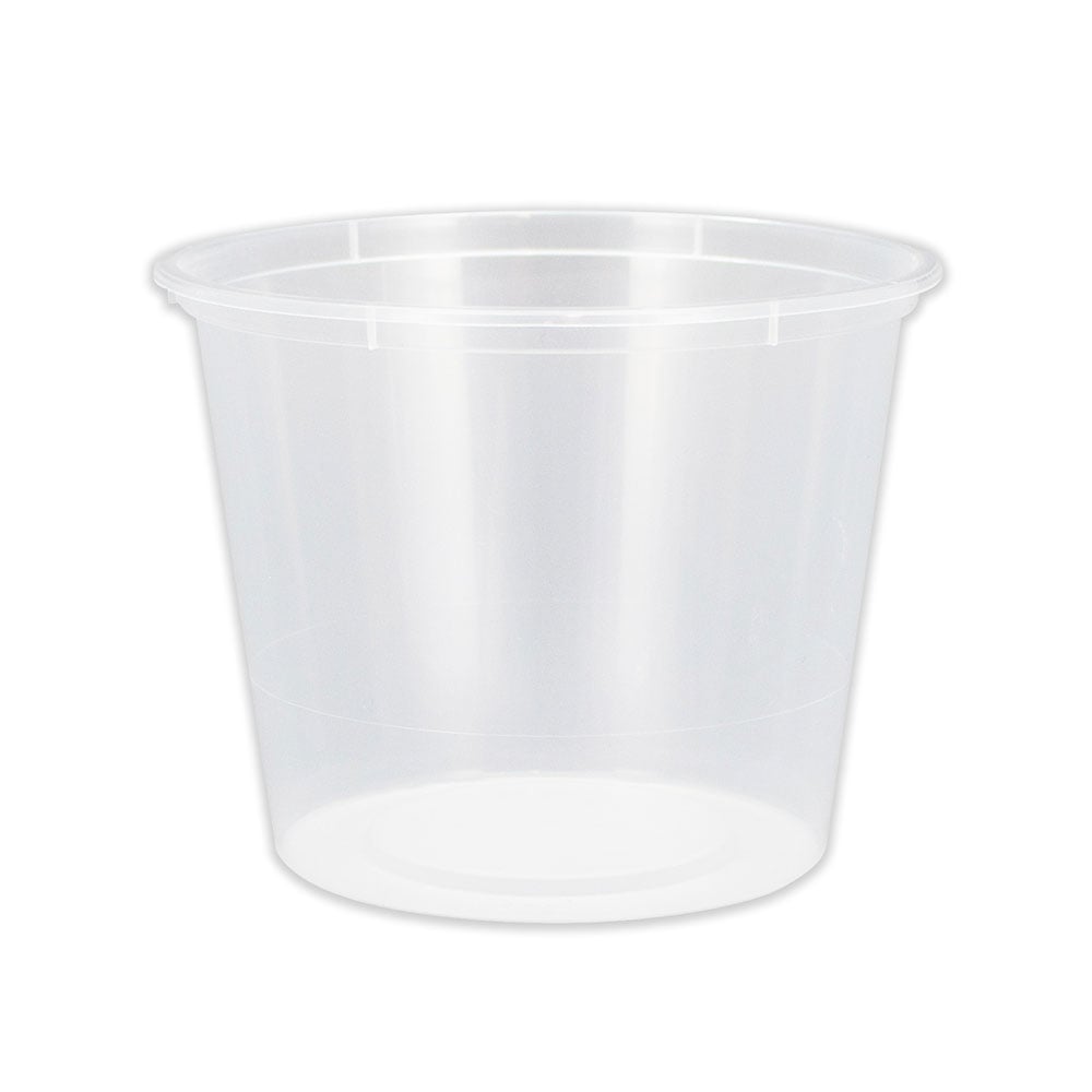 Chanrol clear 620ml round (C25)