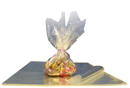 Clear BOPP Cellophane Sheets 500x700mm (Qty:200)