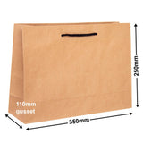 Deluxe Brown Paper Bags 200x290mm (Qty:50)