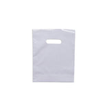 Small White Plastic Carry Bags 210x270mm (Qty:100)